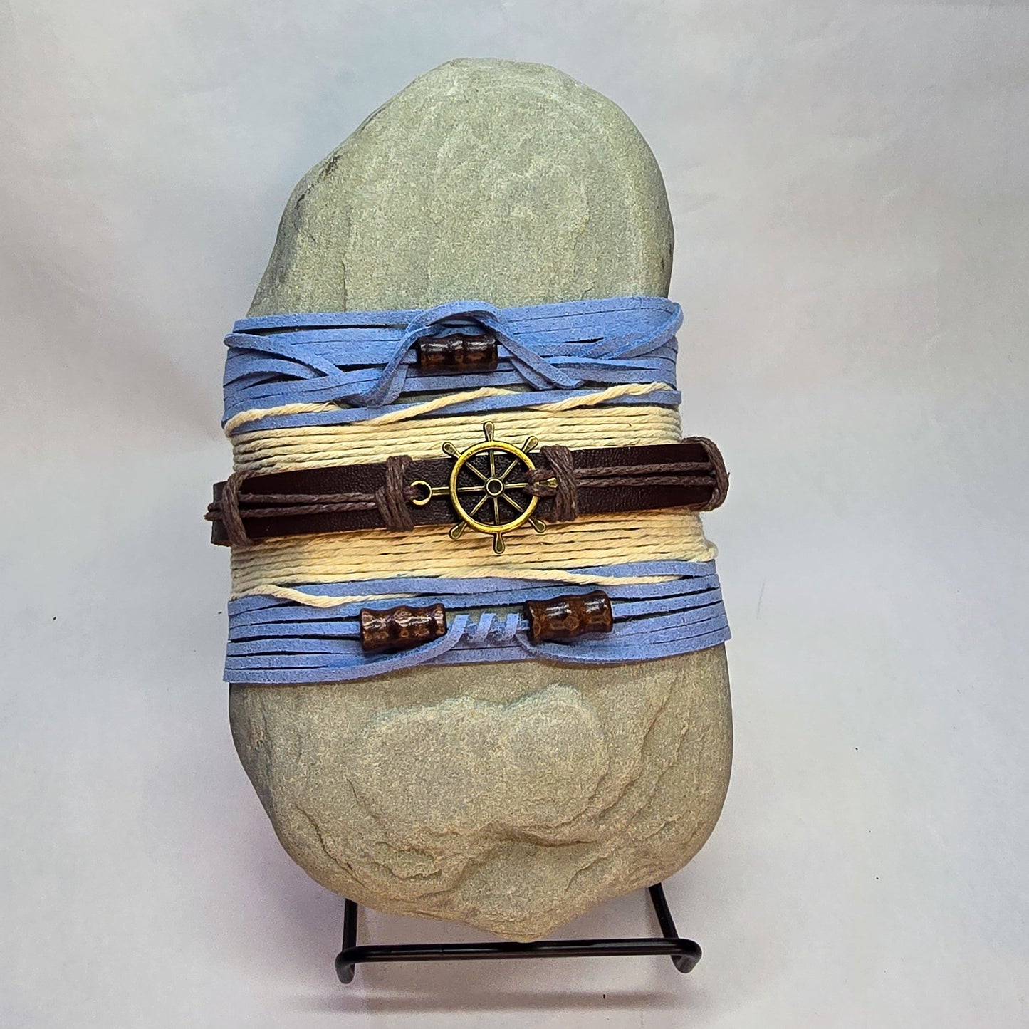 Nautical Explorer: Wrapped Basalt Rock, Zen Stone