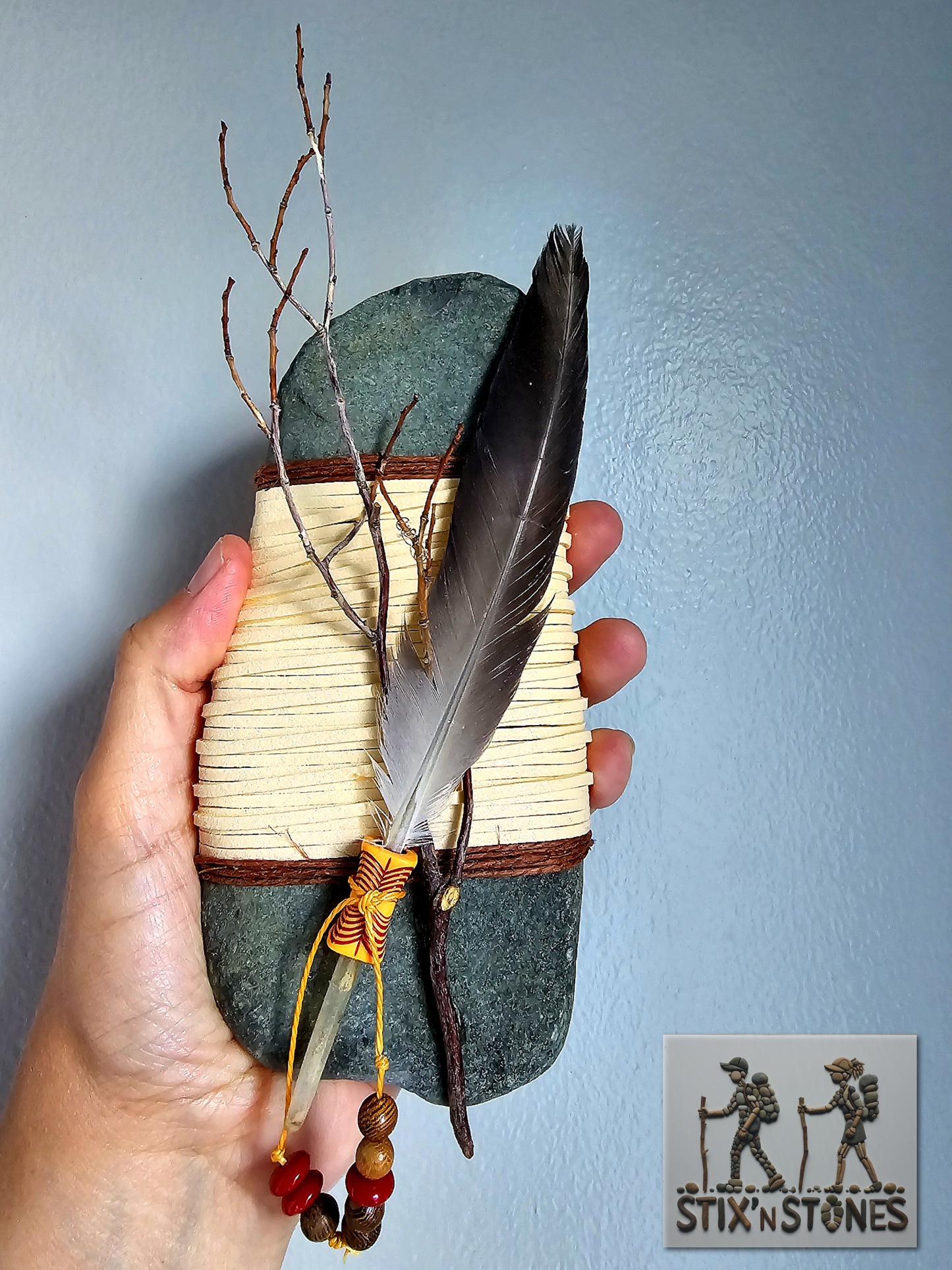 Appalachian Trails: Wrapped Basalt Rock, Zen Stone